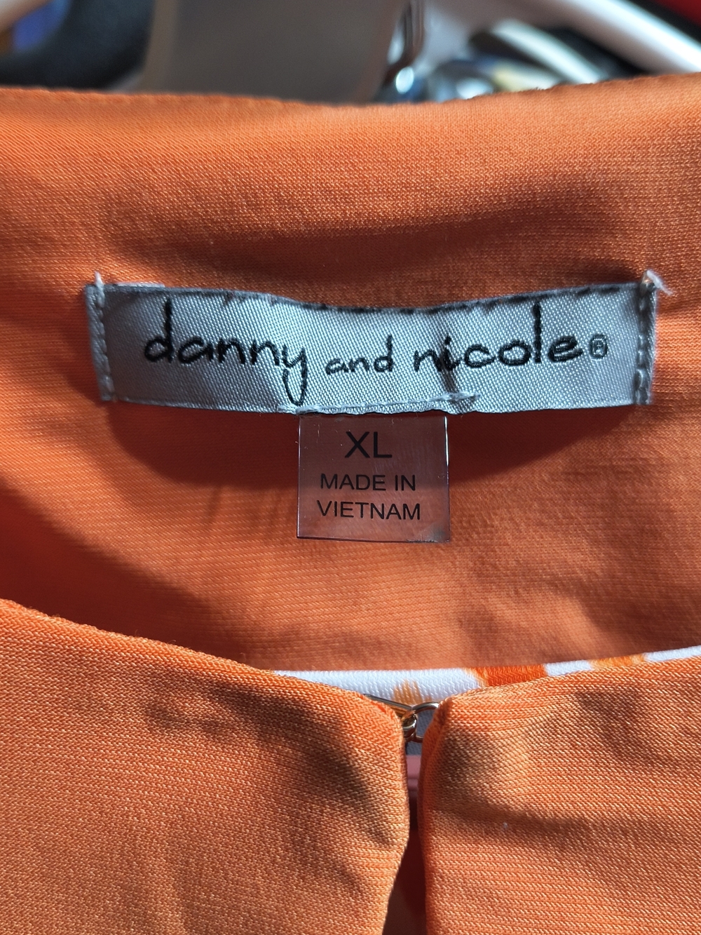 Danny & Nicole Orange Two-Piece Maxi Dress Set - Picture 2 of 3